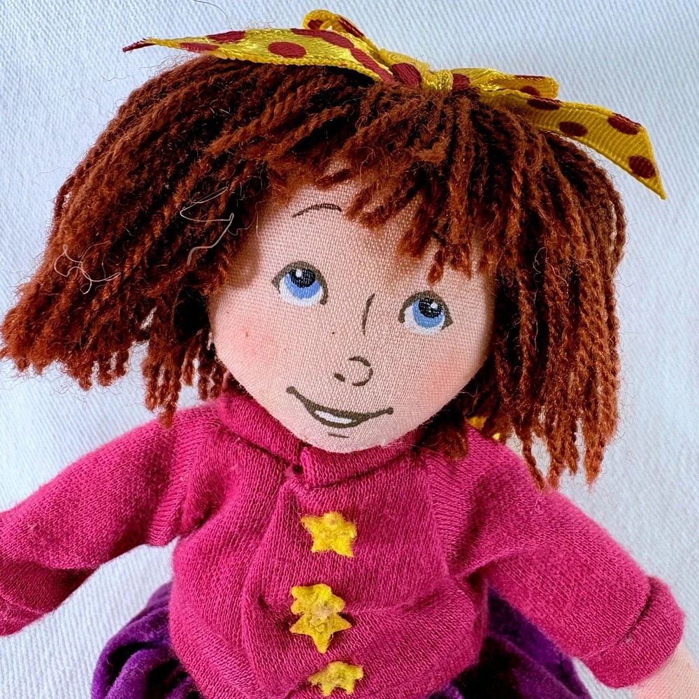 MerryMakers Junie B. Jones Plush Clip-On Doll 5.5